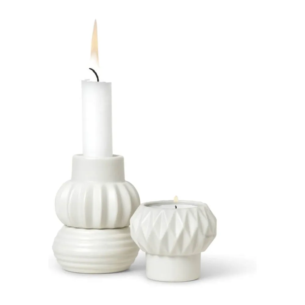 Clearance Samsurium Stabelbar Lysestage - 3 dele Lysestager|Lys