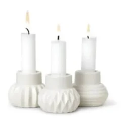 Clearance Samsurium Stabelbar Lysestage - 3 dele Lysestager|Lys