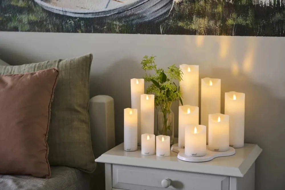 Clearance Sara Genopladelig LED Bloklys Lys