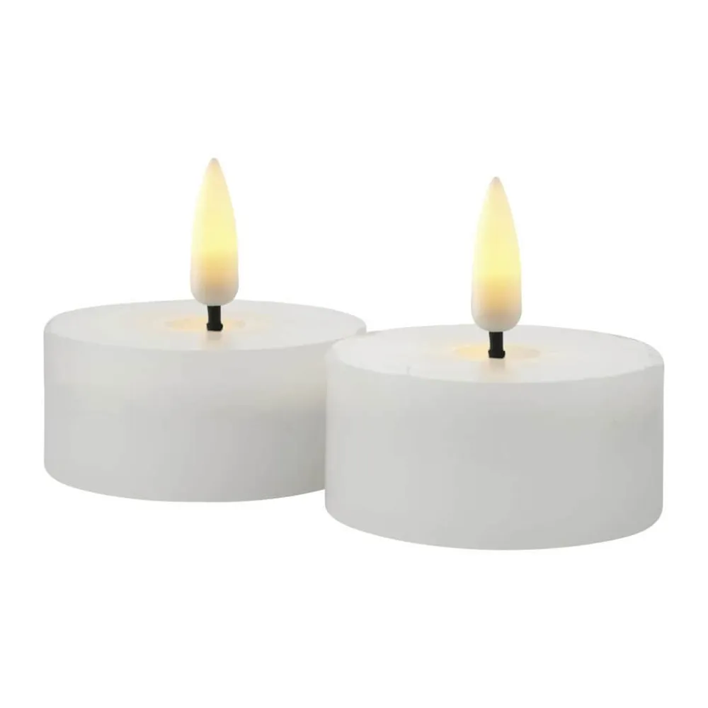 Hot Sille Genopladelig LED Fyrfadslys - 2 stk. Led-Lys|Lys