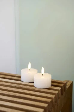 Online Sille LED Fyrfadslys - 2 stk. Lys