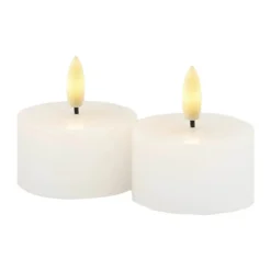Online Sille LED Fyrfadslys - 2 stk. Lys