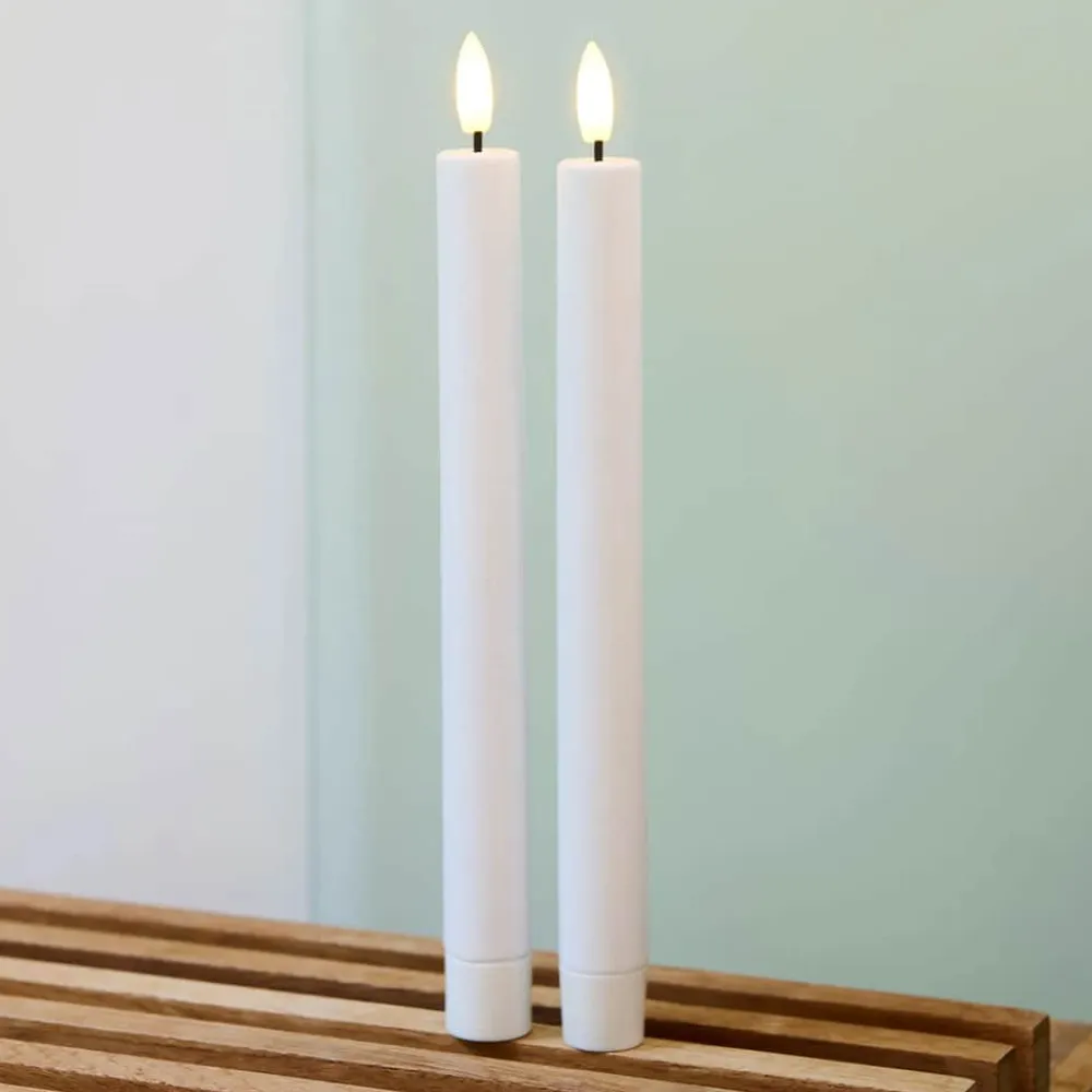 Clearance Sille LED Kronelys - 2 stk Led-Lys|Lys