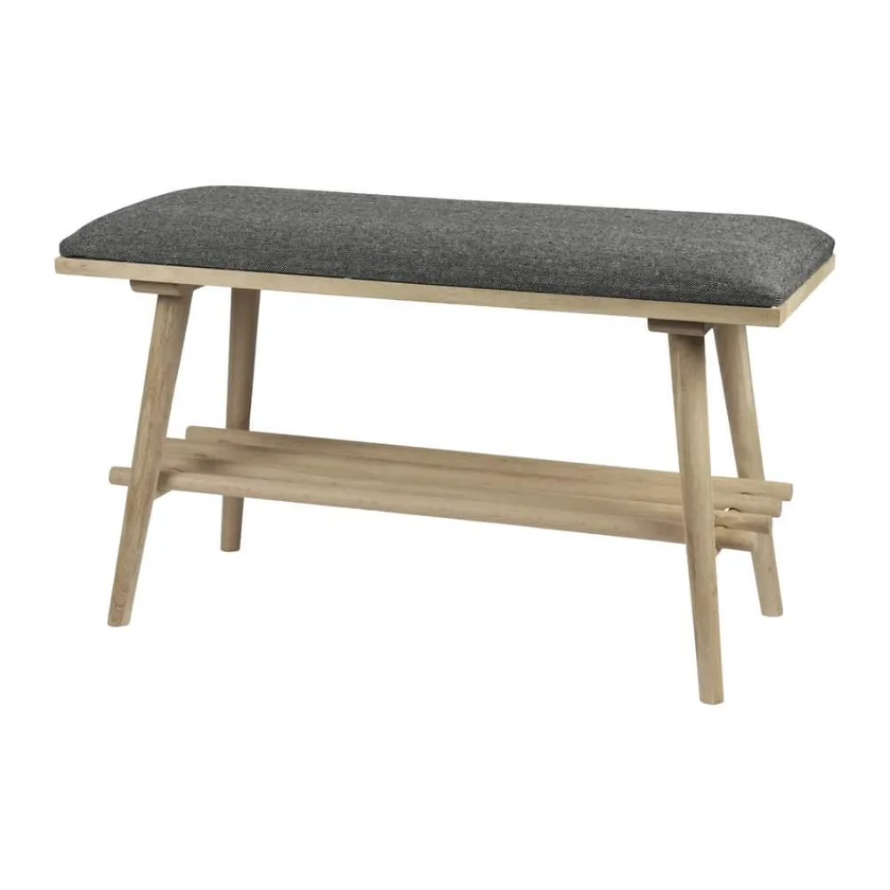 Best Skobænk m. hylde og hynde Bænke Og Skamler