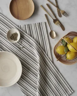 Online Small Stripe Stofserviet Stofservietter