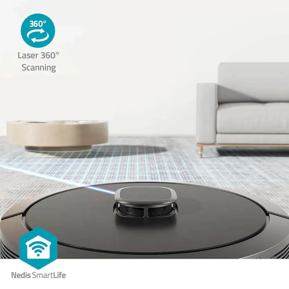 New Smart Life Robotstøvsuger WIFIVCL002CBK Støvsugere Og Poser