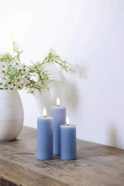 Online Smilla Genopladelige LED Bloklys - 3 stk. Lys