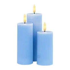 Online Smilla Genopladelige LED Bloklys - 3 stk. Lys