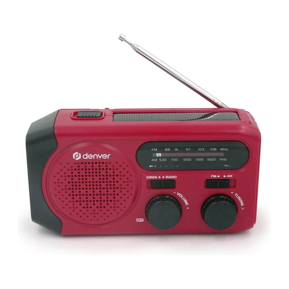 Solar Crank Radio Højtalere Og Hovedtelefoner