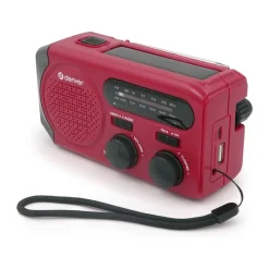 Solar Crank Radio Højtalere Og Hovedtelefoner