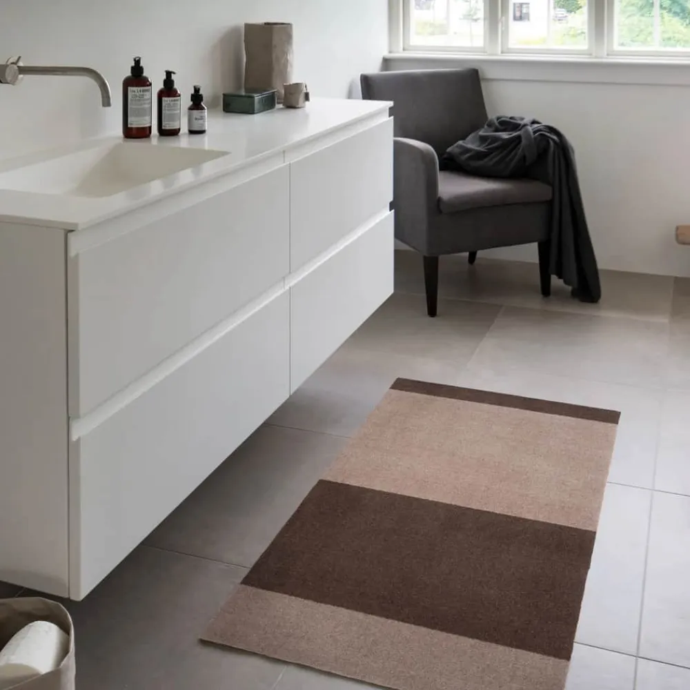 Clearance Stripes Horisontal Gulvmåtte Bademåtter|Dørmåtter