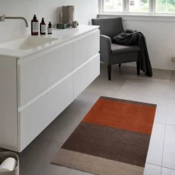 Outlet Stripes Horisontal Gulvmåtte Bademåtter|Dørmåtter