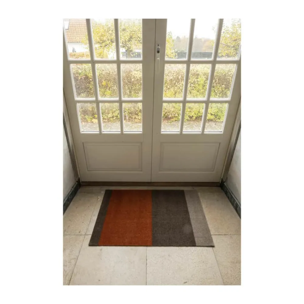 Outlet Stripes Horisontal Gulvmåtte Bademåtter|Dørmåtter