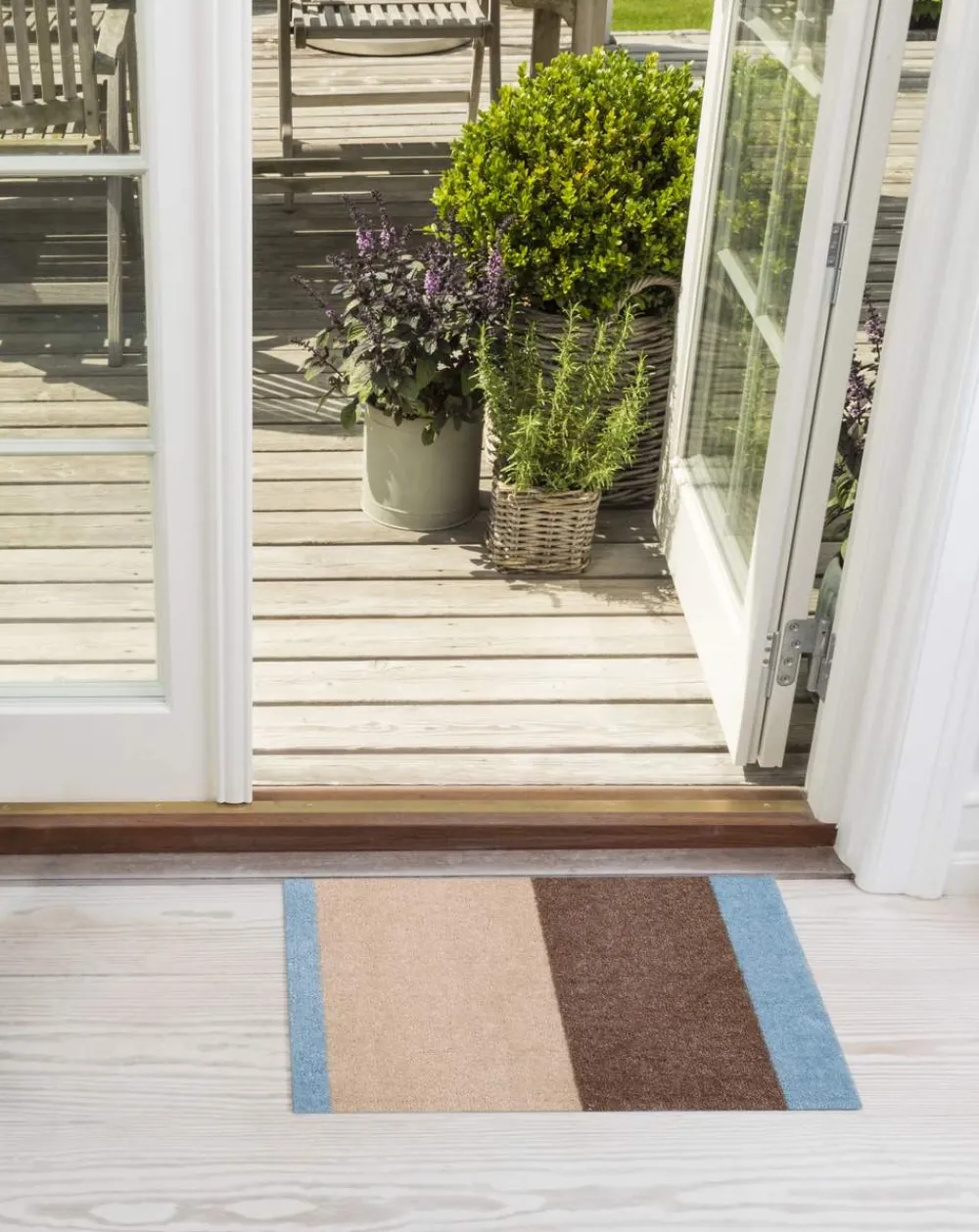 Sale Stripes Horisontal Gulvmåtte Bademåtter|Dørmåtter