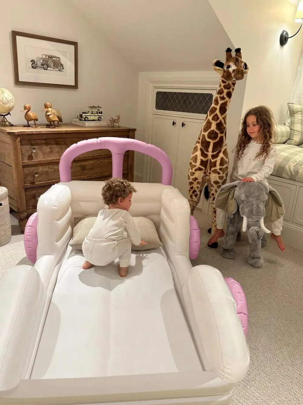 Summer Van Luftmadras Børn Til Børneværelset