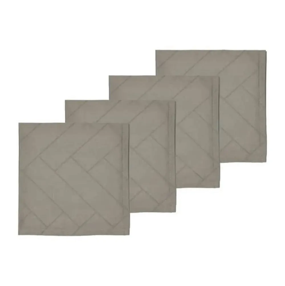 Sale Tiles Damask Mundserviet - 4 stk. Stofservietter