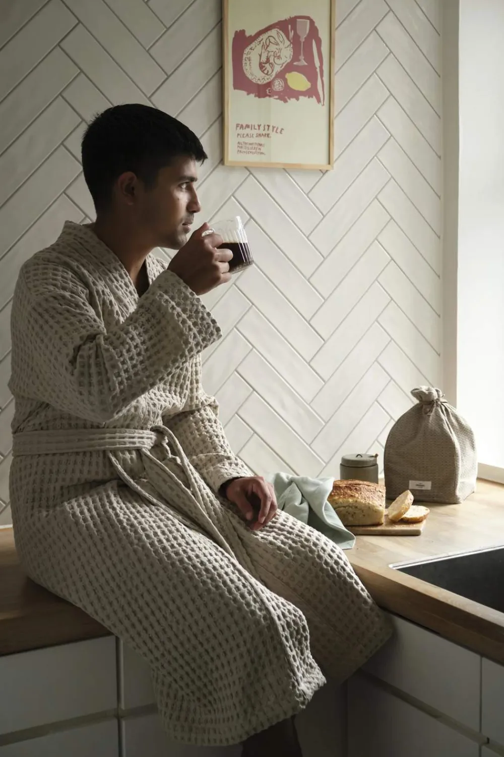 Best Vaffel Badekåbe Morgenkåber