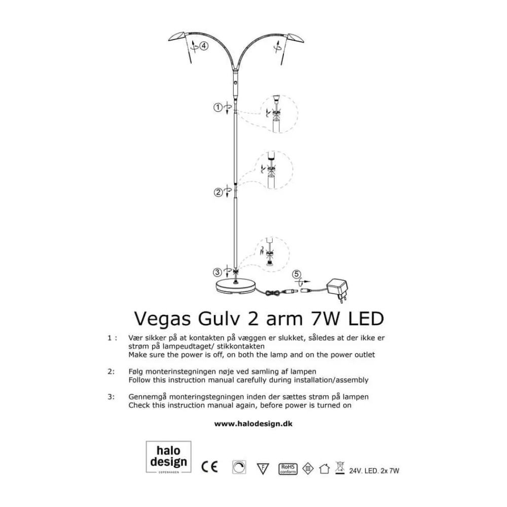 Discount Vegas Gulvlampe Gulvlamper