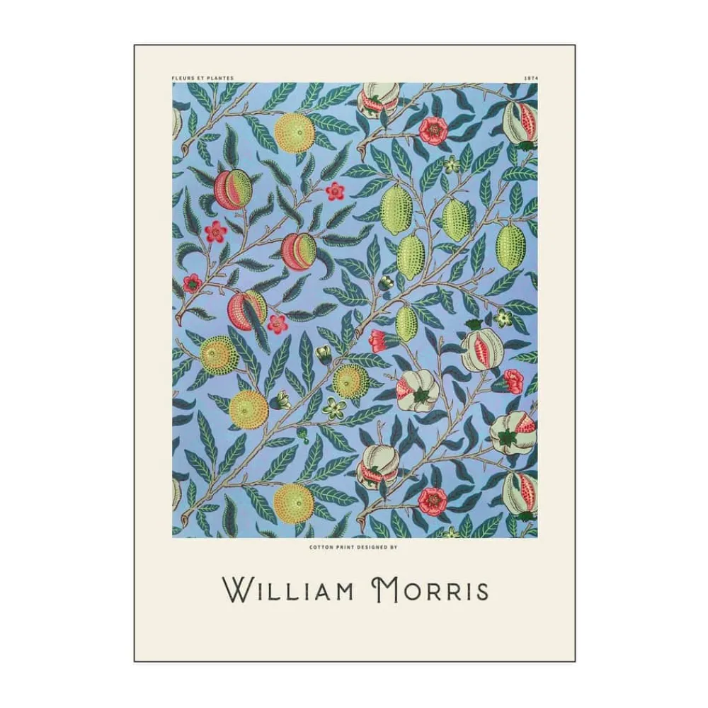 Discount William Morris Plakat - Fruits Plakater Og Vægdekoration