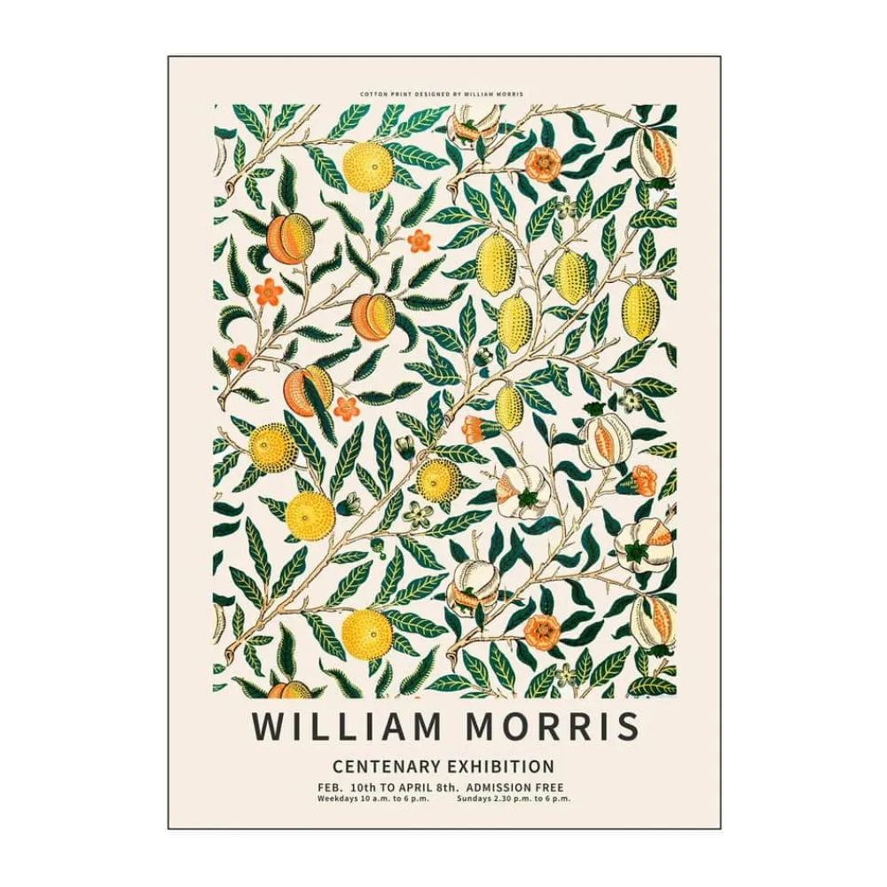 Hot William Morris Plakat - Tree Fruits Plakater Og Vægdekoration